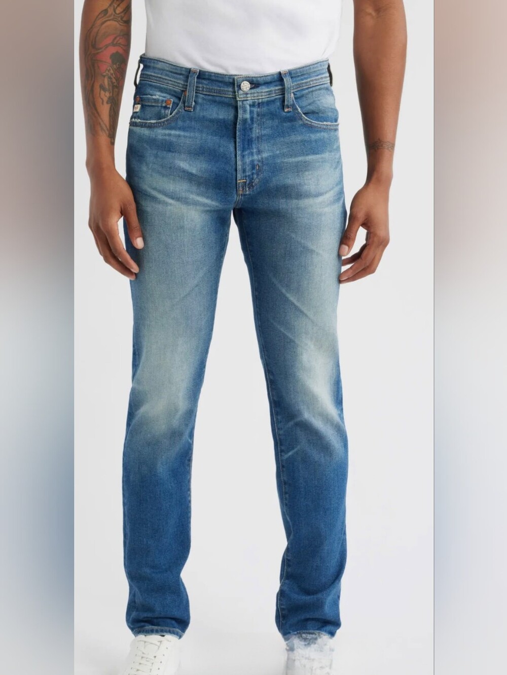 NWOT AG Adriano Goldschmied Dylan Classic Slim Leg Straight Blue Jeans